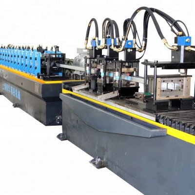 stud and track roll forming machine c profile u profile roll former drywall profile roll forming machine  flying shear machine